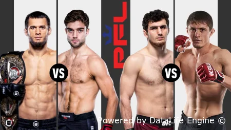 PFL прямой эфир (LIVE) 07/02/2026 смотреть онлайн бесплатно Нурмагомедов vs Дэвис